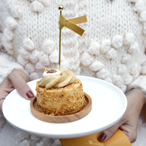 Cupcake toppers velvet oker (6st) Delight Department