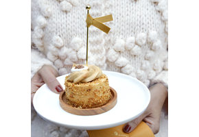 Cupcake toppers velvet oker (6st) Delight Department