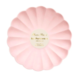 Gebaksbordjes simply eco zacht roze (8st) Meri Meri