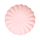 Gebaksbordjes simply eco zacht roze (8st) Meri Meri