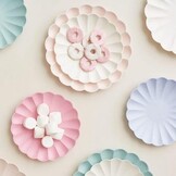 Gebaksbordjes simply eco zacht mint (8st) Meri Meri