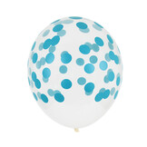 Ballonnen gestippeld blauw (5st) My Little Day