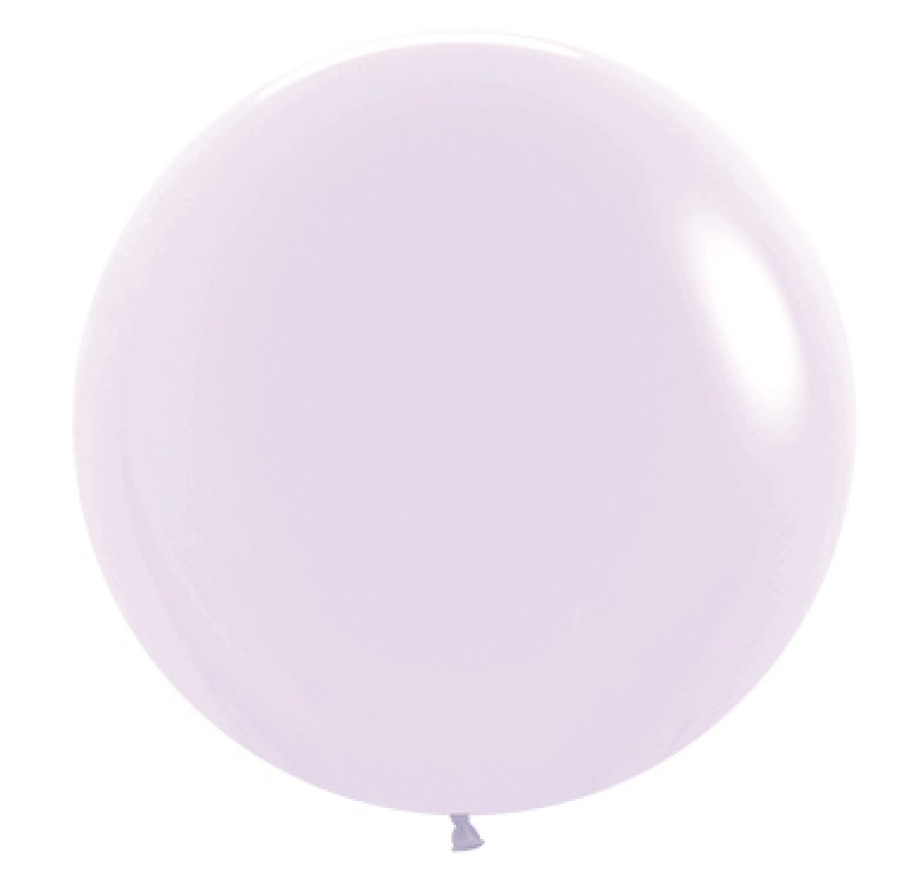 Ballon Pastel Mat paars (1M)