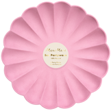 Bordjes Simply Eco roze large (8st) Meri Meri