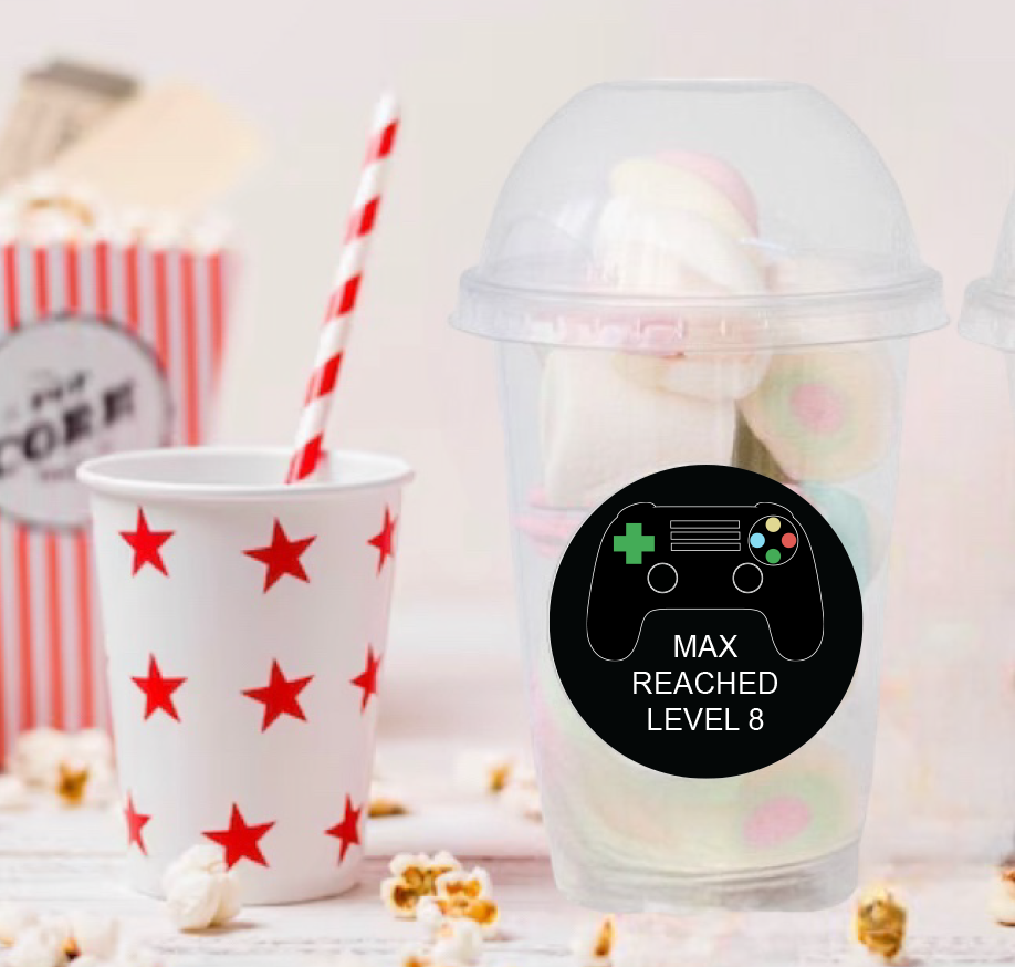 Schooltraktatie bekers groot Game On (5st)