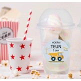 Schooltraktatie bekers construction (5st)