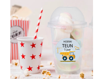 Schooltraktatie bekers construction (5st)