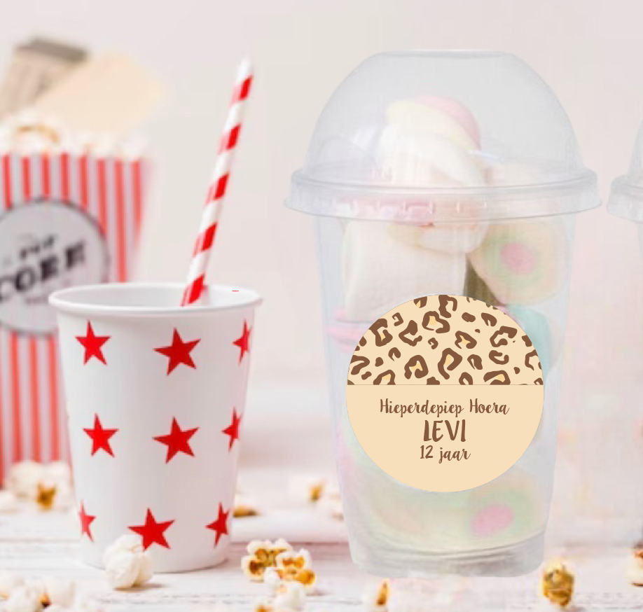 Schooltraktatie beker groot Safari (5st)