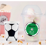 Schooltraktatie bekers groot Voetbal (5st)