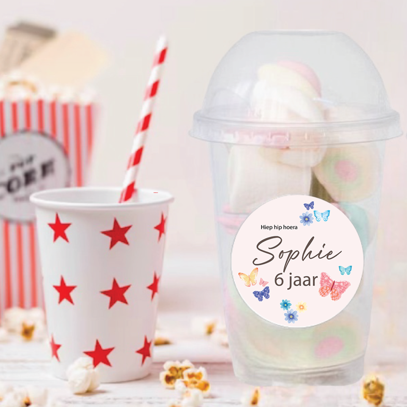 Schooltraktatie bekers groot Fairy (5st)