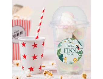 Schooltraktatie bekers jungle (5st)