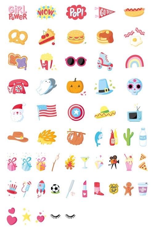 Lightbox Symbolenset American Dreams