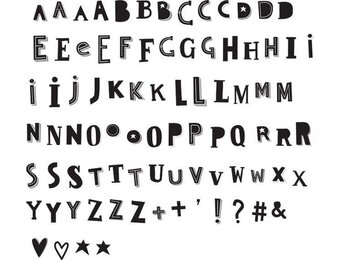 Lightbox Letter & Symbolenset Funcky Black