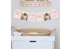 Slinger gepersonaliseerd babyshower It's a Girl (18st)