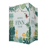 Raambord XL verjaardag jungle