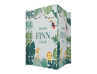 Raambord XL verjaardag jungle