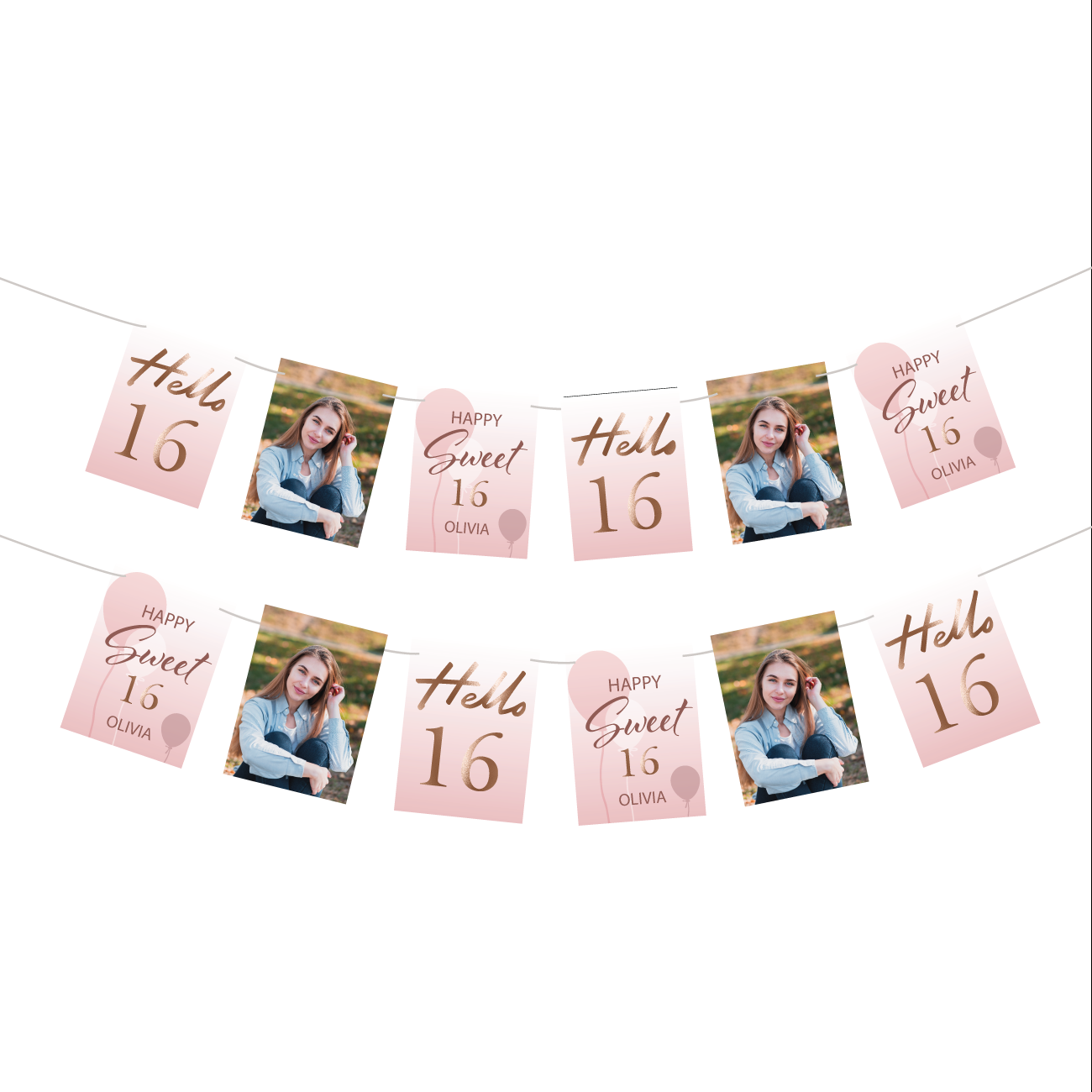 Hello 16 Slinger gepersonaliseerd (18st)