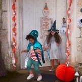 Pompoen Honeycomb Halloween groot (2st) Meri Meri