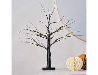 Zwarte boom met led verlichting Ginger Ray