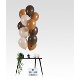 Ballonnenmix bruin (12st)