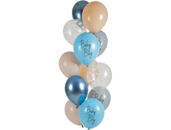 Ballonnenmix Baby Boy (12st)