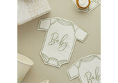 Servetten rompers Sage Babyshower (16st) Hootyballoo