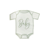 Servetten rompers Sage Babyshower (16st) Hootyballoo