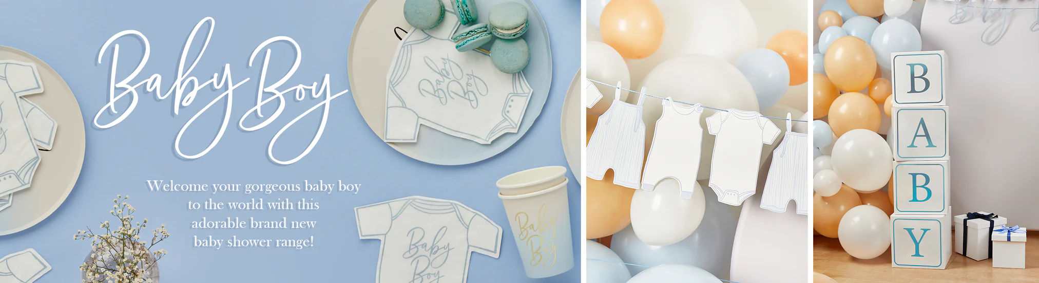 Blue Babyshower Hootyballoo