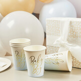 Bekers Blue Babyshower (8st) Hootyballoo