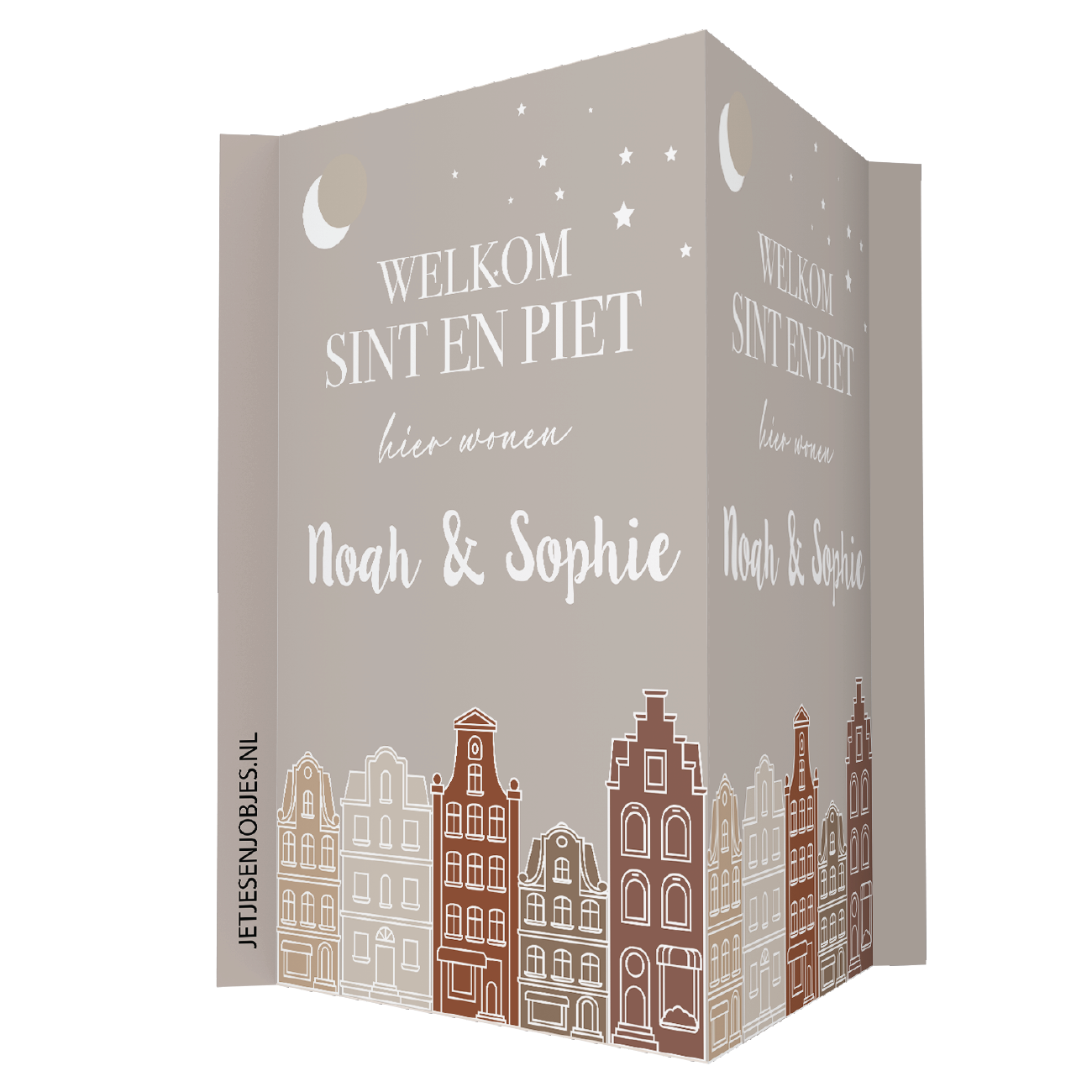 Raambord Sinterklaas warme tinten