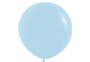 Ballon Pastel Mat Blauw (78cm)