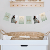 Slinger gepersonaliseerd Sage Babyshower (18st)