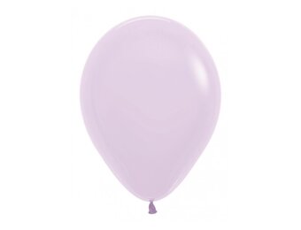 Ballonnen pastel mat lila (10 st)