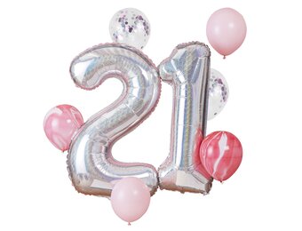 21 jaar ballonnenset Ginger Ray