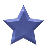 Borden ster metallic (8 st) Meri Meri