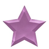 Borden ster metallic (8 st) Meri Meri