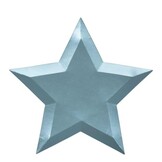 Borden ster metallic (8 st) Meri Meri