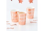 Bekertjes roségoud (8st) twinkle twinkle Ginger Ray