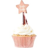 Roségouden sterren prikkers twinkle twinkle (10st) Ginger Ray