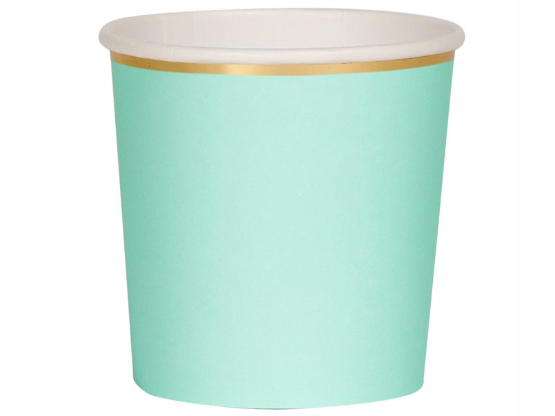 Tumbler mint beautiful basics (8st) Meri Meri