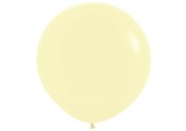 Ballon Pastel Mat Geel (60cm)
