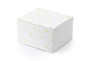 Bedankdoosjes hearts gold (10st)