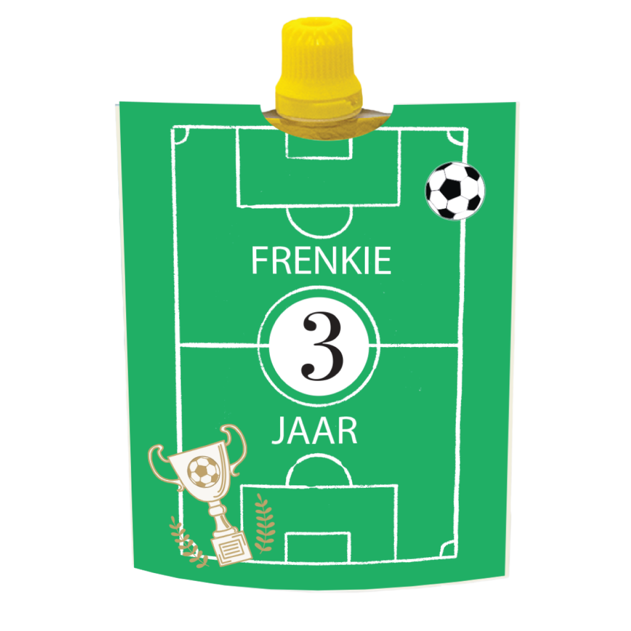 Knijpfruit printable voetbal