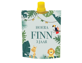 Knijpfruit printable jungle