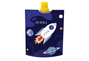 Knijpfruit printable raket - Direct Download