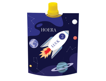 Knijpfruit printable raket