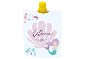 Knijpfruit printable zeemeermin - Direct Download