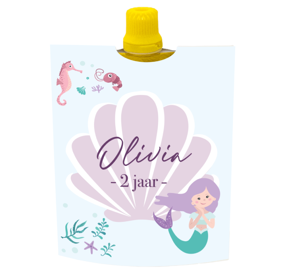 Knijpfruit printable zeemeermin - Direct Download