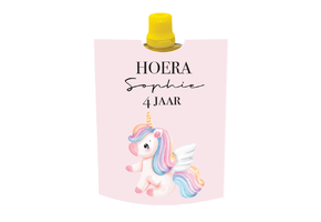 Knijpfruit printable unicorn - Direct Download