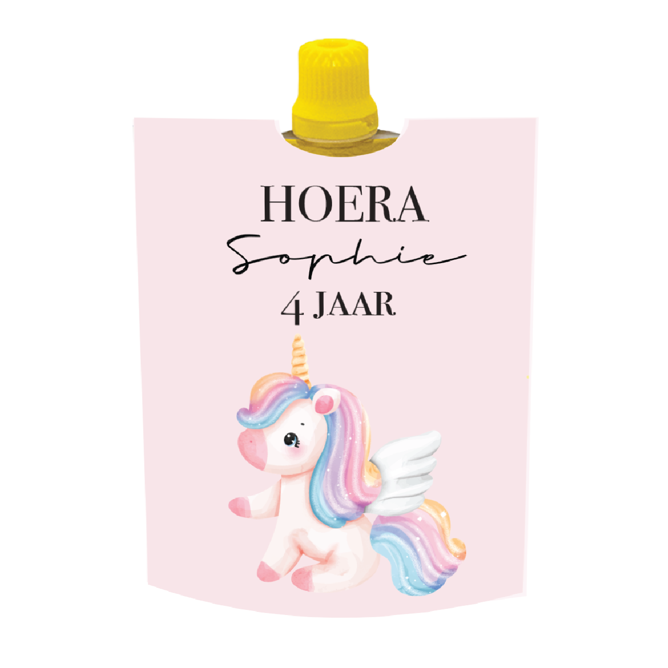 Knijpfruit printable unicorn - Direct Download